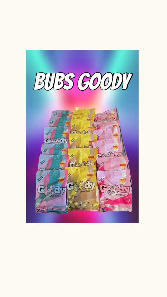 Simply Sweet & Sour International Specialty-Mini Bubs Goody β (3.3 oz Bag by Bubs Godis)